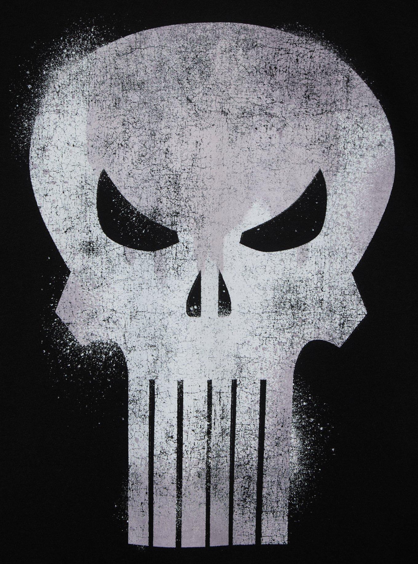 Polera con logo de The Punisher