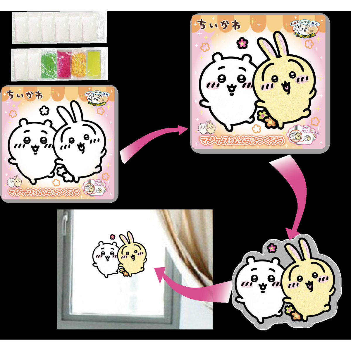 Set de arcilla mágica Chiikawa y Usagi