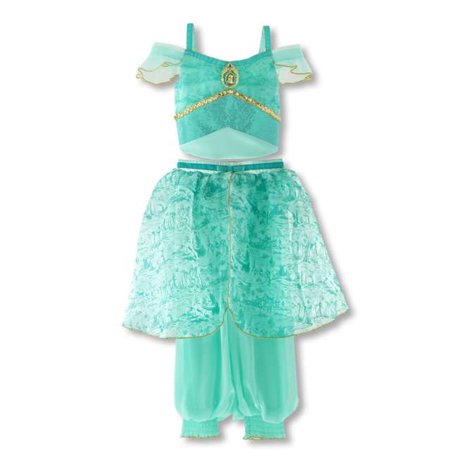 Disfraz infantil de Jasmine con pantalón, tallas 110 y 120