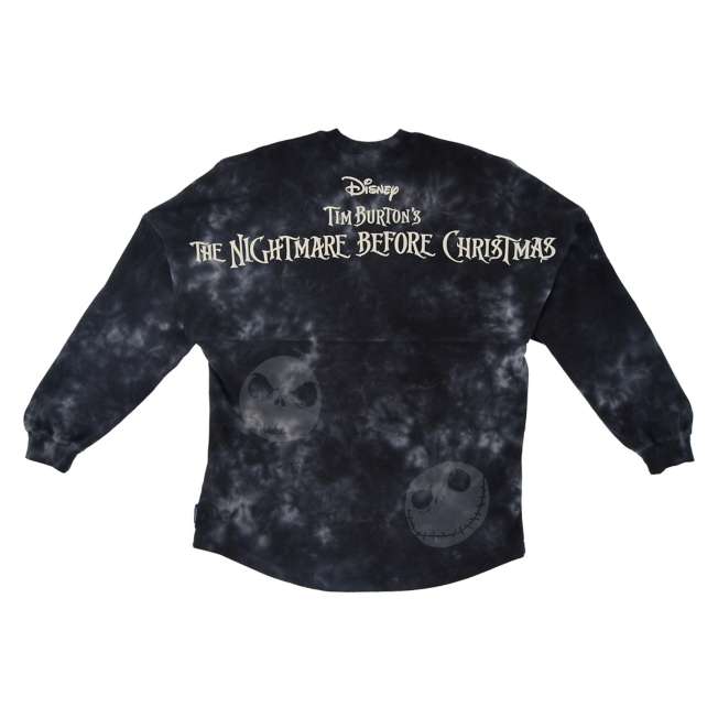 Polera manga larga tie-dye de Jack Skellington