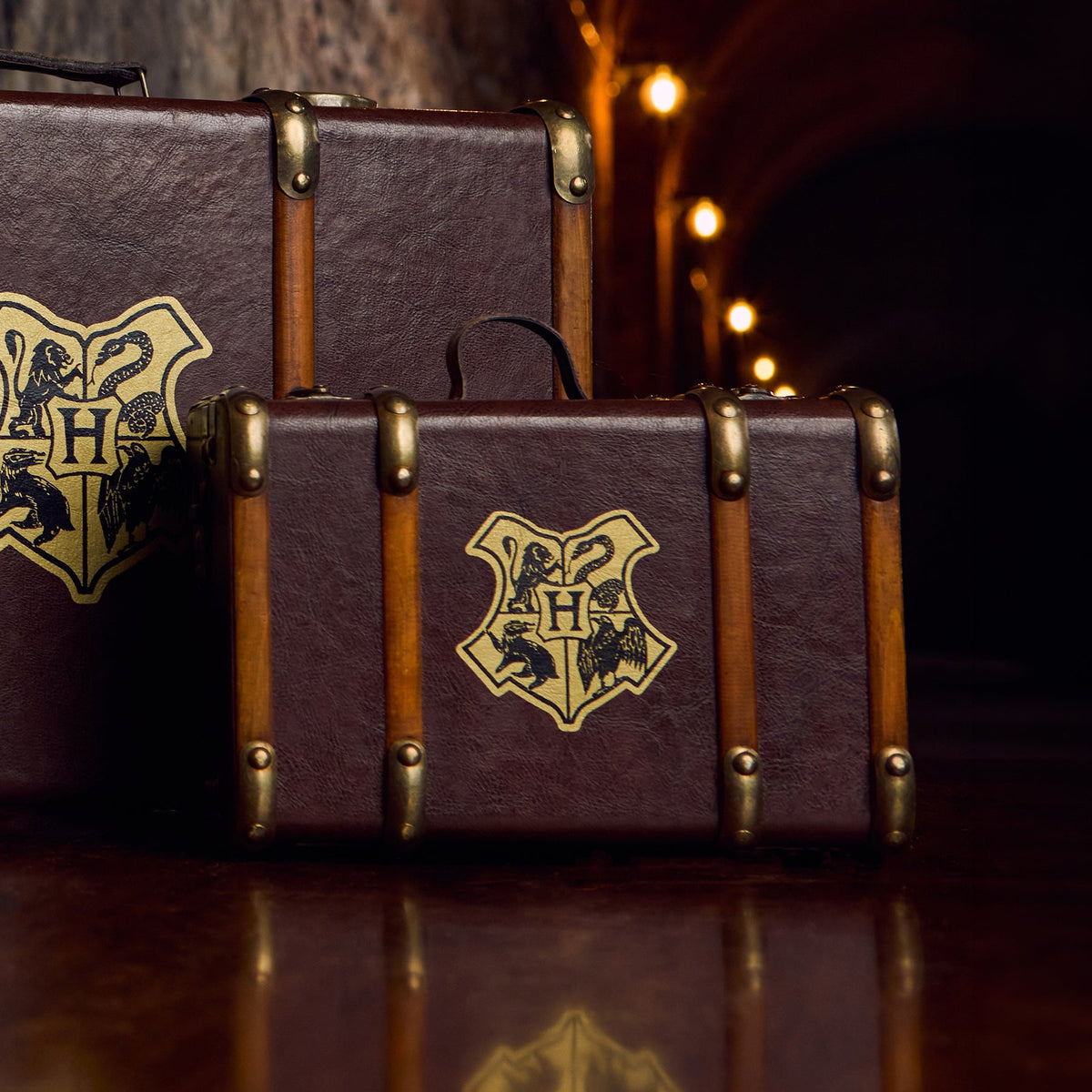 Baúl escolar de Hogwarts réplica, tamaño pequeño