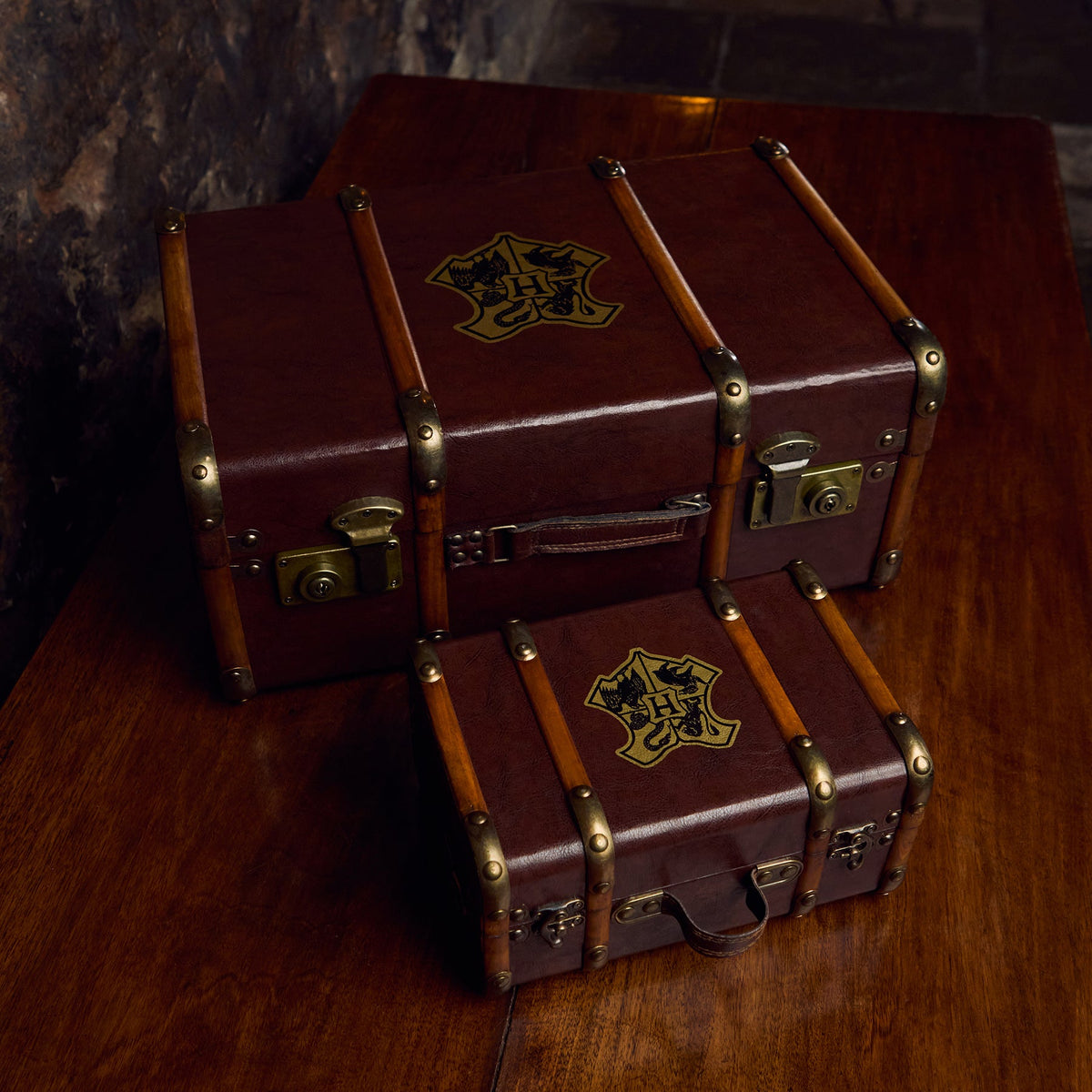 Baúl escolar de Hogwarts réplica, tamaño pequeño