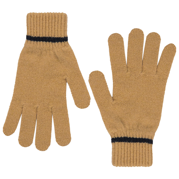 Guantes a rayas de Hufflepuff