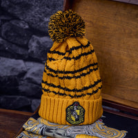 Gorro tejido Hufflepuff