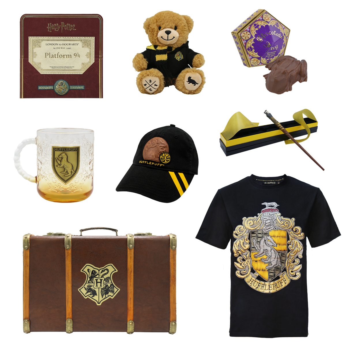 Set de regalo baúl de Hufflepuff