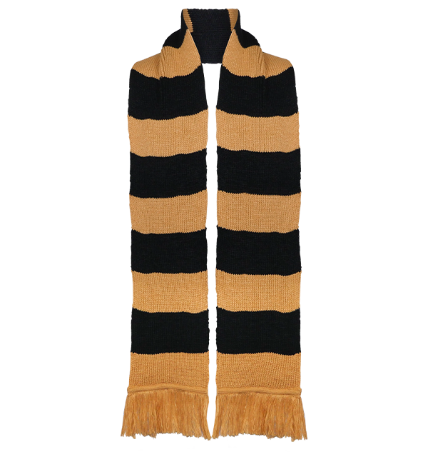 Bufanda Hufflepuff de Rayas Anchas