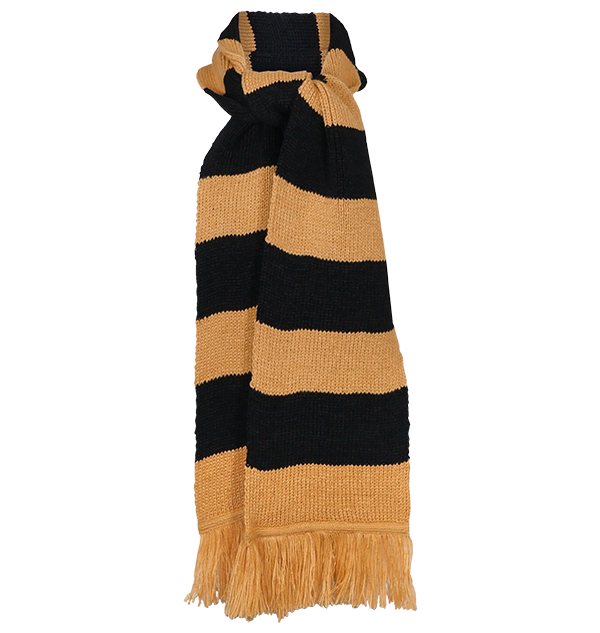 Bufanda Hufflepuff de Rayas Anchas