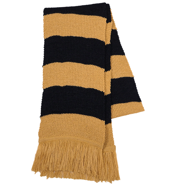 Bufanda Hufflepuff de Rayas Anchas