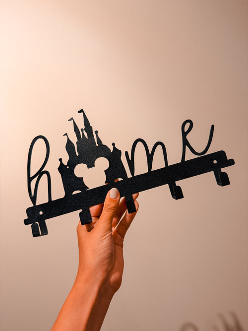 Letrero de Metal para llaves Disney Home (Pre-Venta)