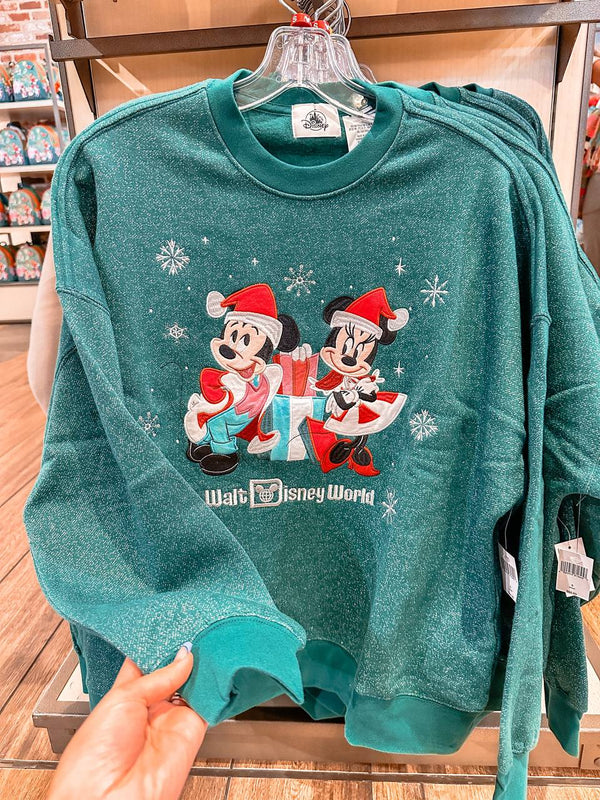 Poleron Navideño Disney Parks - Mickey y Minnie