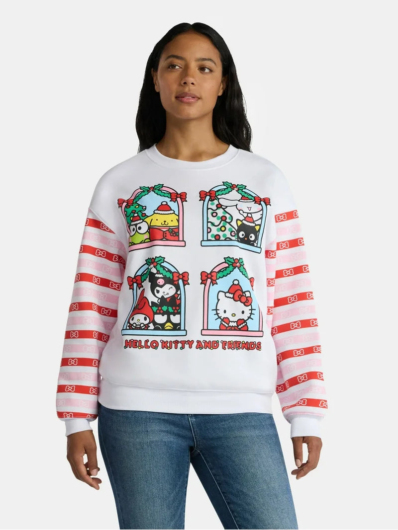 Poleron Mujer Navideño HK y Sus Amigos (Con Luces)