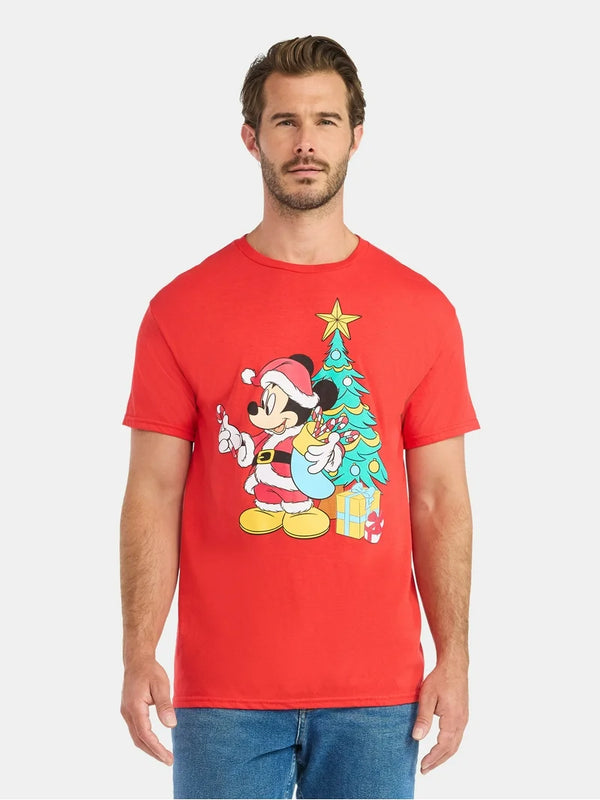Polera Unisex Navideña de Mickey