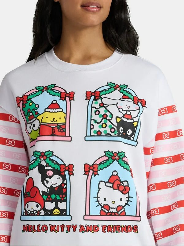 Poleron Mujer Navideño HK y Sus Amigos (Con Luces)