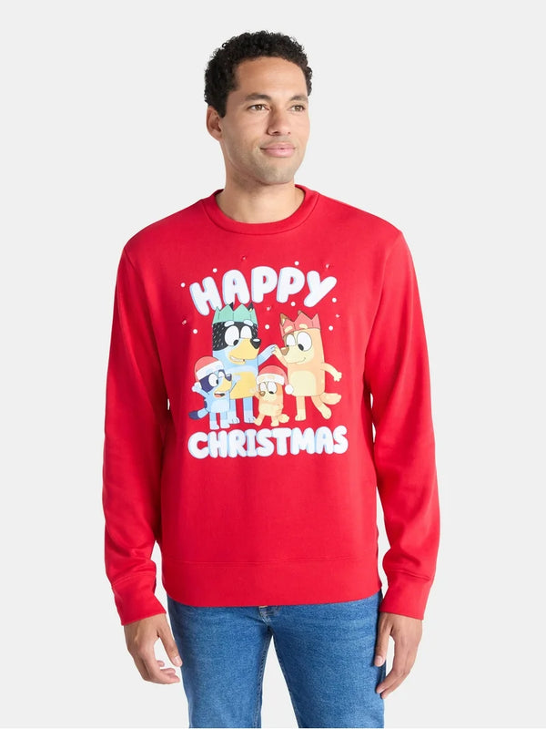 Poleron Unisex Navideño de Bluey (Con Luces)