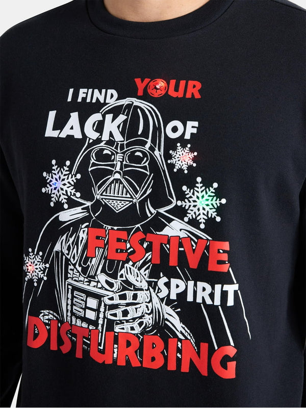 Poleron Unisex Navideño de Darth Vader (Con Luces)
