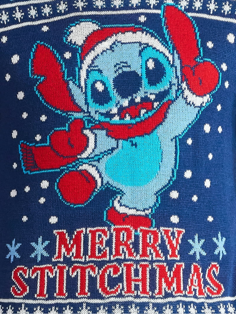 Sweater Unisex Navideño de Stitch (Con Luces)