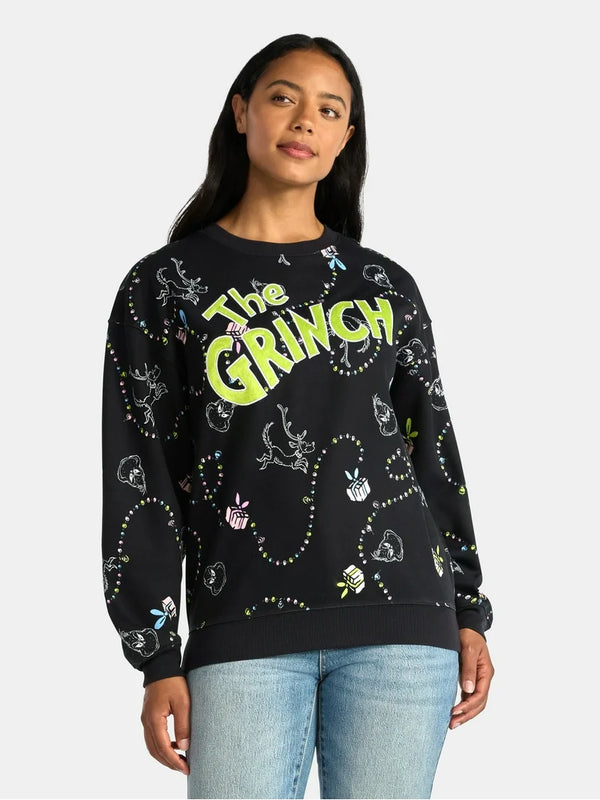 Poleron Mujer Navideño The Grinch