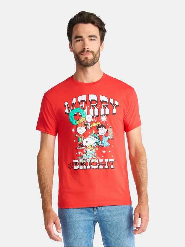 Polera Unisex Navideña de Snoopy