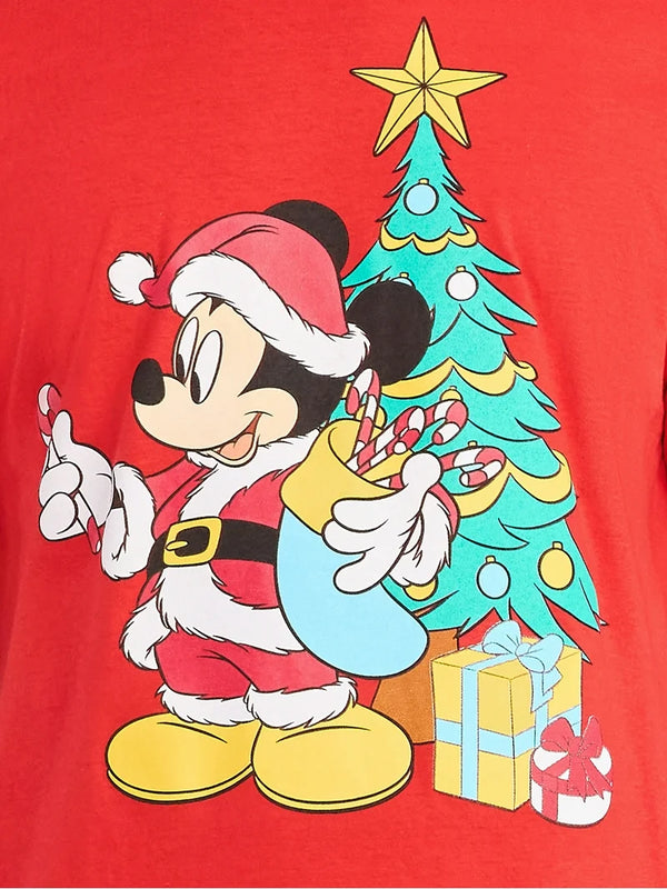 Polera Unisex Navideña de Mickey
