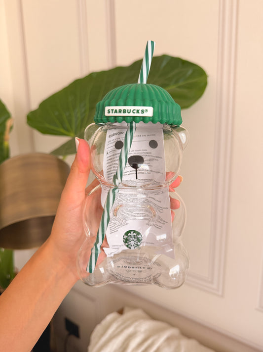 Vaso de Cristal Osito 591mL (Pre-Venta)