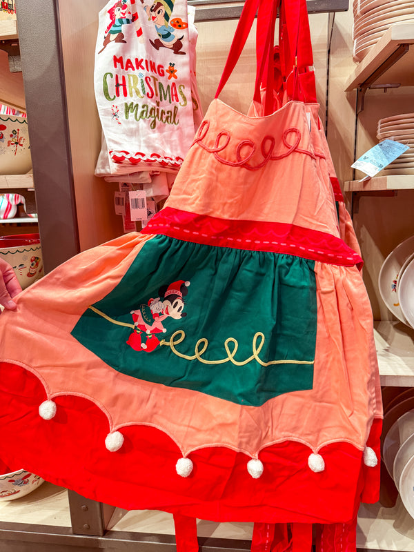 Delantal Navideño de Cocina Minnie Mouse