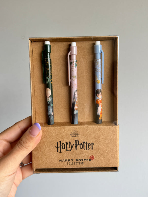 Set 3 Porta Mina Tipo Anime Harry Potter Tokyo