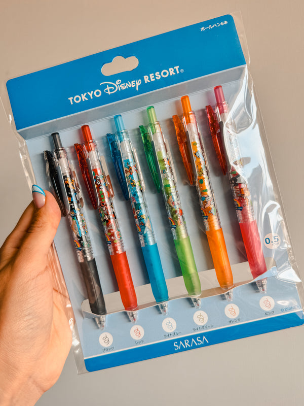 Set 4 Lapiceras de Colores Peliculas Clasicas - Tokyo Disney