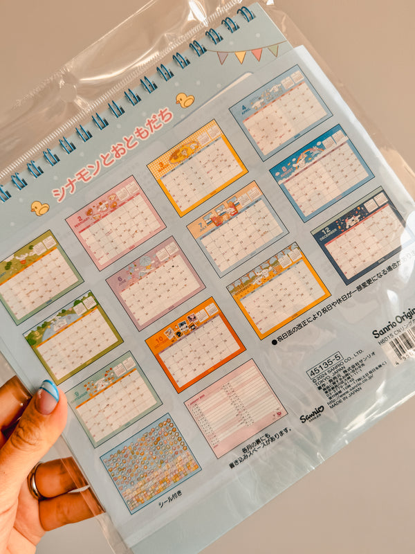 Calendario Cinnamoroll - Sanrio Tokyo