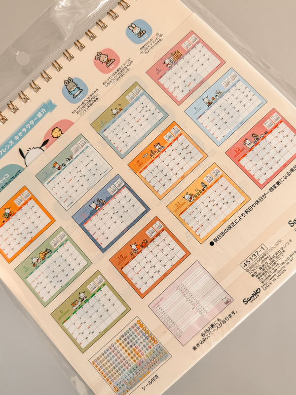 Calendario Pochacco - Sanrio Tokyo