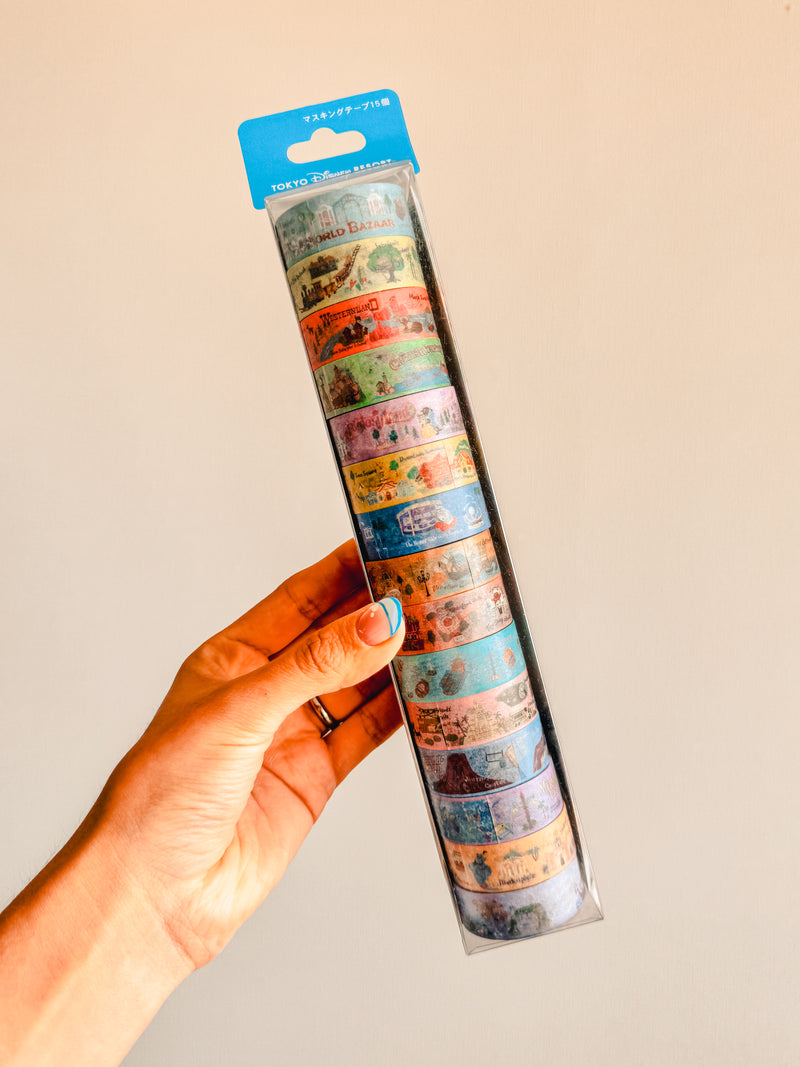 15 Washi Tapes - Tokyo Disney