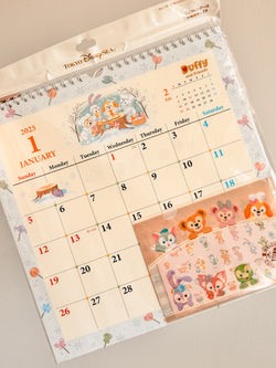 Calendario 2025 Duffy y sus Amigos - Tokyo Disney (Incluye Stickers y Carpeta)