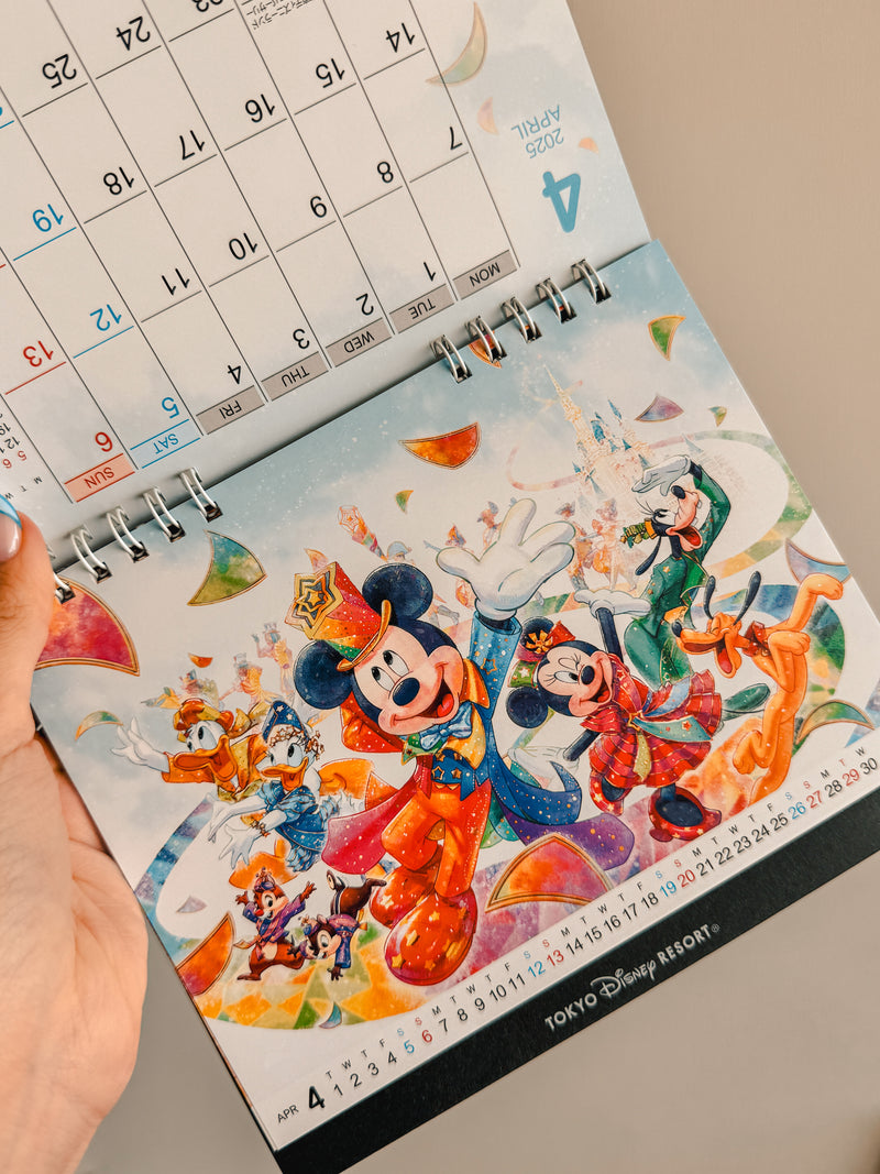 Calendario 2025 Tokyo Disney Resort - Tokyo Disney