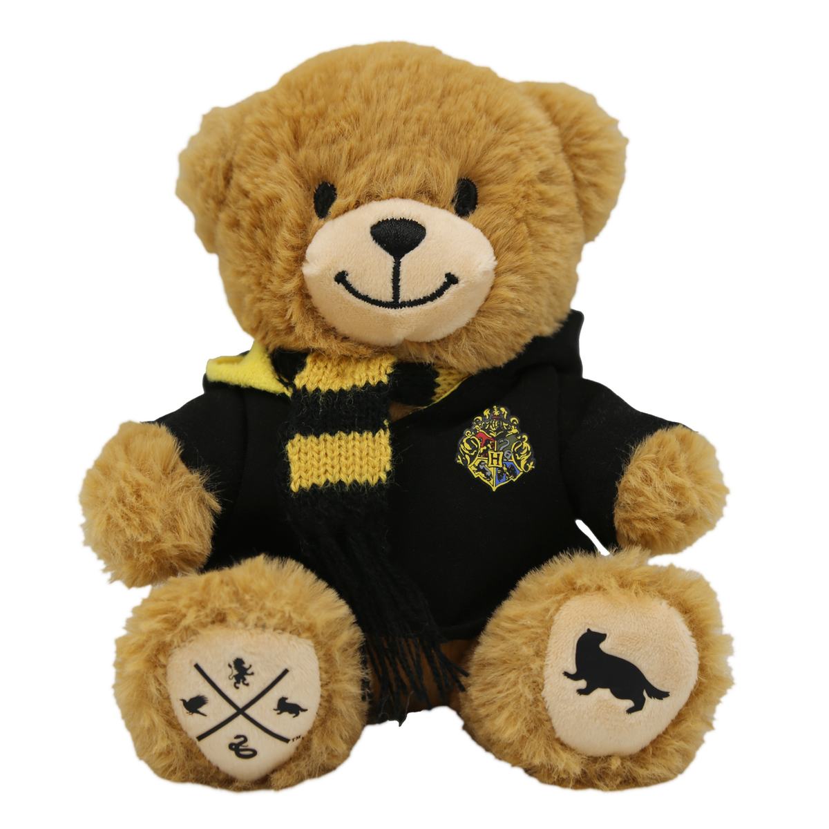 Peluche oso con logo Hufflepuff