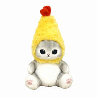 Peluche mofusand: gatito camarón gris