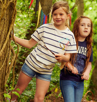 Polera a rayas de Quidditch para niños