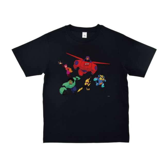Polera Baymax y sus amigos: diseño 2