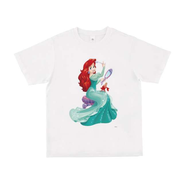 Polera La Sirenita: Ariel y Sebastián