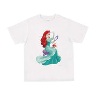 Polera La Sirenita: Ariel y Sebastián