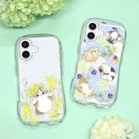 Funda transparente para iPhone mofusand x Hibiya Kadan