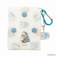 Estuche transparente Mofusand con diseño de tiburón