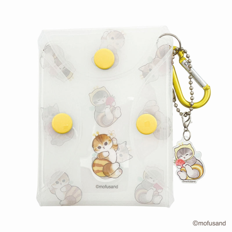 Estuche transparente mofusand con diseño de abeja