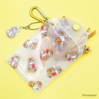 Estuche transparente mofusand con diseño de abeja