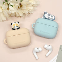 Funda de silicona Mofusand para AirPods Pro 3, gatito panda