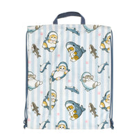 Mofusand Mochila saco Gato tiburón (azul)