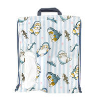 Mofusand Mochila saco Gato tiburón (azul)