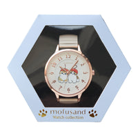 Reloj extensible mofusand Gato con frutilla