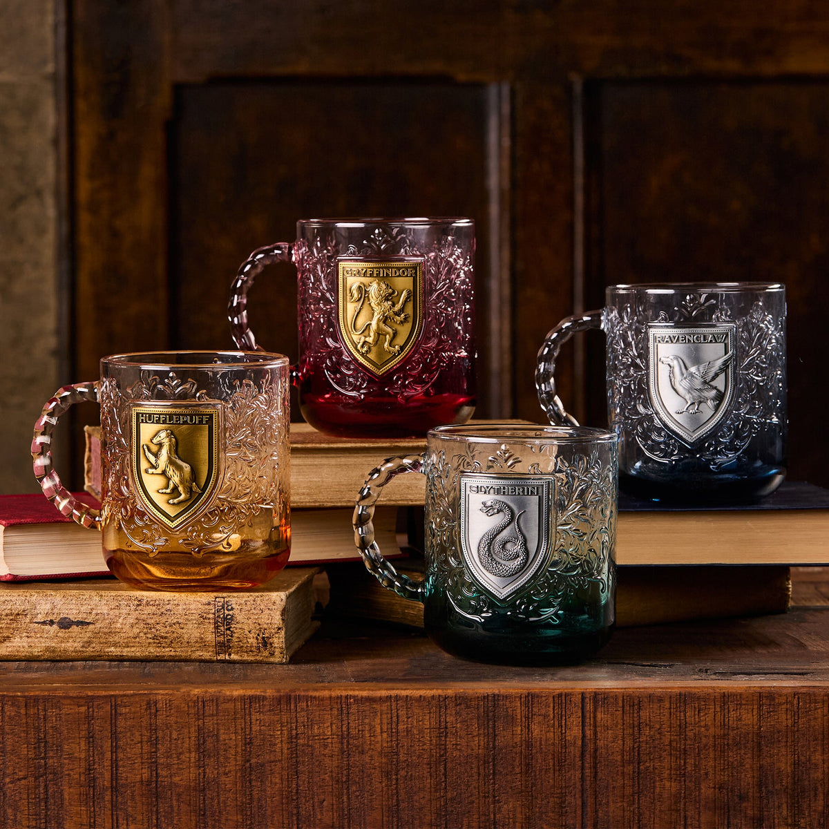 Taza de vidrio Hufflepuff - Harry Potter