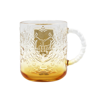 Taza de vidrio Hufflepuff - Harry Potter