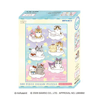 Puzzle de 500 piezas mofusand y Sanrio: Sobre las nubes