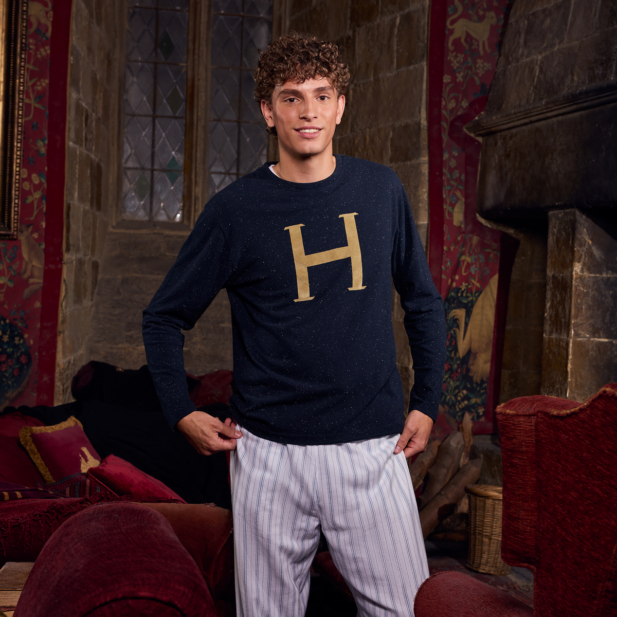 Pijama Harry Potter con suéter "H"